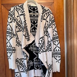 Tribal print cardigan